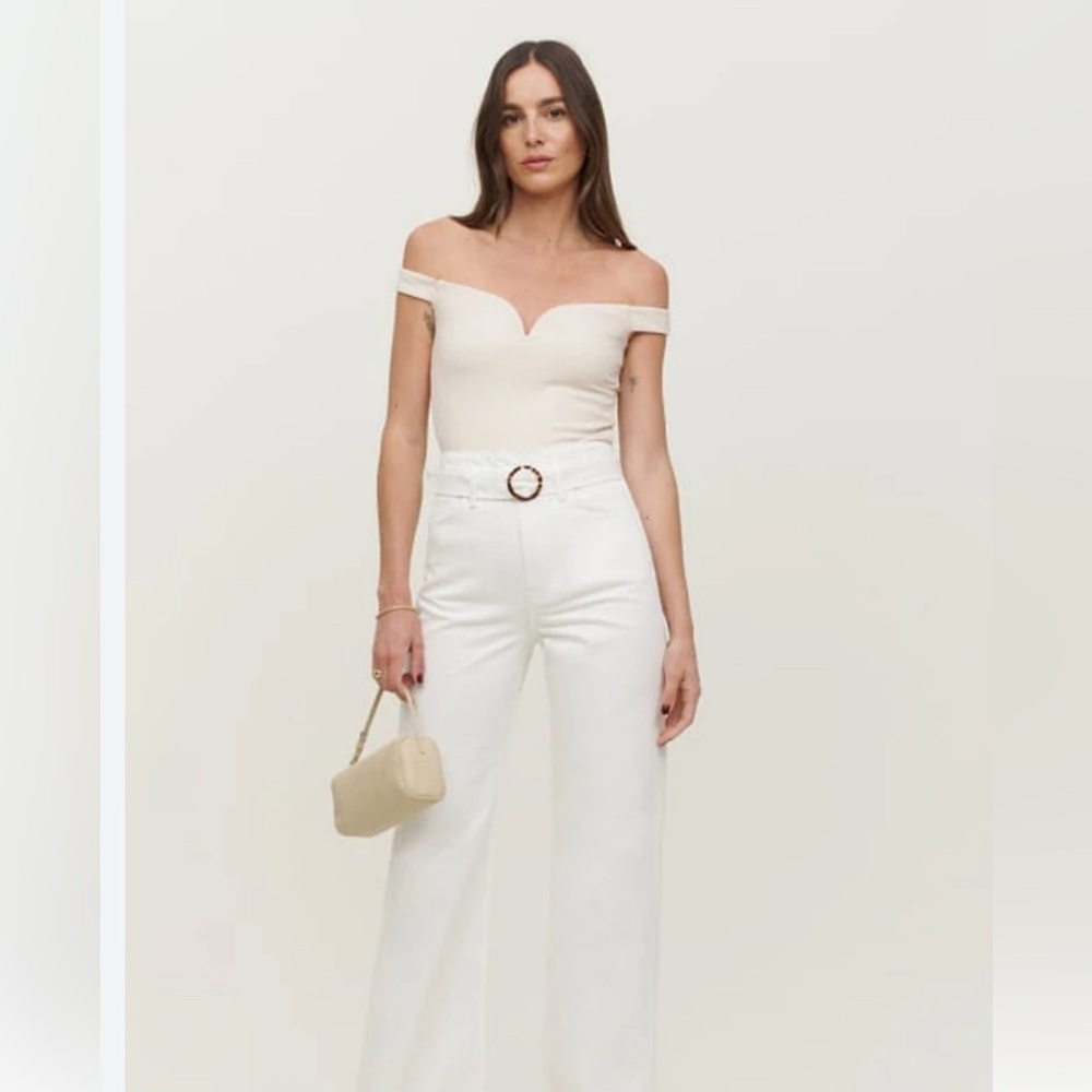 Reformation Wilder Belted Jeans